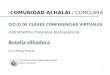 COMUNIDAD ACHALAI / COMCLARA CICLO DE CLASES CONFERENCIAS VIRTUALES Instrumentos musicales prehispánicos Botella silbadora D.G. Mónica Polanco Pontificia