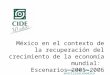 México en el contexto de la recuperación del crecimiento de la economía mundial: Escenarios 2005-2006 