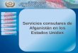 Servicios consulares de Afganistán en los Estados Unidos Oficinas consulares Migración irregular Integración consular Protección Asistencia Contacto