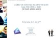 ©2011 Leyva Consultores, S.C.. Todos los Derechos Reservados Auditor de sistemas de administración bajo ISO 19011: 2011 (OHSAS 18001: 2007) Presentado