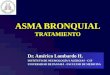 ASMA BRONQUIAL TRATAMIENTO Dr. Américo Lombardo H. INSTITUTO DE NEUMOLOGÍA Y ALERGIAS - CSF UNIVERSIDAD DE PANAMÁ - FACULTAD DE MEDICINA