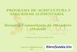 PROGRAMA DE AGRICULTURA Y SEGURIDAD ALIMENTARIA Hospital Comunitario de Mtendere (Malaui) INFORME JULIO 2012-MARZO 2013 Con la colaboración de