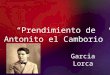 Prendimiento de Antonito el Camborio Garcia Lorca