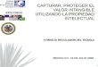 1 CAPTURAR, PROTEGER EL VALOR INTANGIBLE UTILIZANDO LA PROPIEDAD INTELECTUAL CONSEJO REGULADOR DEL TEQUILA MEXICO D.F. 10 DE JULIO 2008