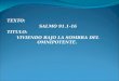 TEXTO: SALMO 91.1-16 TITULO: VIVIENDO BAJO LA SOMBRA DEL OMNIPOTENTE