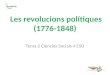 Les revolucions polítiques (1776 1848)