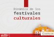 Dinámica de los festivales culturales. Festival Internacional del Centro Histórico de Campeche
