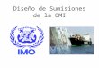 Diseño de Sumisiones de la OMI. Fondo Donde? OMI: UN Agencia Especializada Qué ? Rutas y medidas de reportamiento para el trafico internacional de barcos