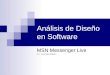 Análisis de Diseño en Software MSN Messenger Live DIH - David Godoy Delgado