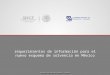 Requerimientos de información para el nuevo esquema de solvencia en México