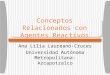 Conceptos Relacionados con Agentes Reactivos Ana Lilia Laureano-Cruces Universidad Autónoma Metropolitana-Azcapotzalco