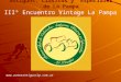 Primer Club de Vehículos Antiguos, Clásicos y Especiales de La Pampa  IIIº Encuentro Vintage La Pampa 2012