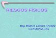 RIESGOS FÍSICOS Ing. Blanca Lázaro Aranda CENSOPAS-INS