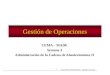 GESTION DE OPERACIONES – Ing Pedro del Campo 1 Gestión de Operaciones CEMA – MADE Semana 3 Administración de la Cadena de Abastecimiento II