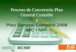 Proceso de Conversión Plan General Contable a Plan General Contable 2008 NIC / NIIF