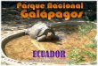 Parque Nacional Galápagos, Ecuador