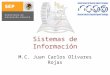 Sistemas de Información M.C. Juan Carlos Olivares Rojas