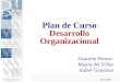 Junio 2004 Plan de Curso Desarrollo Organizacional Graciela Perozo Mayra del Villar Isabel González