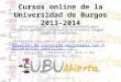 Jing (screen capture) para el curso online de la Universidad de Burgos 2013-2014