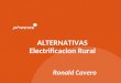 ALTERNATIVAS Electrificacion Rural