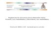 Reglamento de concursos para la Educación Inicial, Primaria y sus modalidades y Secundaria y sus modalidades Resolución 4860/11 CGE - Aprobada para la