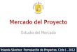 Yolanda Sánchez Formulación de Proyectos, Ciclo I - 2012 Mercado del Proyecto Estudio del Mercado
