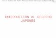 INTRODUCCION AL DERECHO JAPONES Prof. Dr. Heriberto Simón Hocsman - Maestría de Derecho Comercial y de los Negocios(UBA 2008) – Pag 1