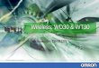 Wireless: WD30 & WT30 Innovación OMRON. Producto FA V.2.0 1 ¿Qué son las Comunicaciones Wireless de Omron? ¿Qué son las Comunicaciones Wireless de Omron?