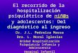 El recorrido de la hospitalización psiquiátrica de niñ@s y adolescentes: Del diagnóstico al ingresoniñ@s Dr. J.L. Pedreira Massa Dra. L. Moral Iglesias