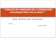 Mag. Wilmer Jara Velásquez CIP Ica 05/06/2012 ANÁLISIS DE VIABILIDAD DE LA GENERACIÓN NUCLEOELÉCTRICA EN EL PERÚ