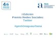 I Edición Premio Redes Sociales: Twitter #gestiónaguaurbana