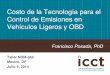 Costo de la Tecnología para el Control de Emisiones en Vehículos Ligeros y OBD - Francisco Posada