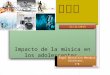 21/11/2013. Contenido Introducción Tipos de música Adolescentes Características de la música en los adolescentes Características de la música en los adolescentes