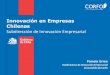 Subsidios innovacion empresarial - Corfo