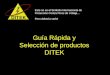 Este no es el Símbolo Internacional de Protección Contra Picos de Voltaje... Pero debería serlo! Guía Rápida y Selección de productos DITEK