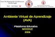 Ambiente Virtual de Aprendizaje (AVA) Plataforma Educativa MOODLE 2006
