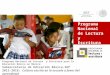 Programa Nacional de Lectura y Escritura Programa Nacional de Lectura y Escritura para la Educación Básica en México: Subsecretaría de Edicación Básica-SEP