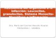 Dra. María del Carmen Revollo Alvarez FISIOLOGIA I - UDABOL Resistencia del organismo a la infección: Leucocitos, granulocitos, Sistema Monocito-Macrófago
