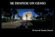 El Arco de Triunfo, Francia SE DESPIDE UN GENIO Luminaria de Notre Dame Gabriel García Márquez se ha retirado de la vida pública por razones de Salud: