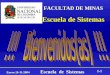 Enero 26-31/2004 Escuela de Sistemas 1-1 FACULTAD DE MINAS Escuela de Sistemas