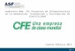 ASF | 1 Auditoría Núm. 231 Proyectos de Infraestructura en la Generación, Transmisión y Distribución de Electricidad Cuenta Pública 2011