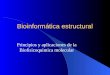 Bioinformática estructural Principios y aplicaciones de la Biofisicoquimica molecular