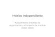 México Independiente Los primeros intentos de organización y el Imperio de Iturbide (1821-1823)