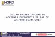 DECIMO PRIMER INFORME DE ACCIONES EMERGENCIA DE PAZ DE ARIPORO 05/04/2014