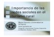 Importancia de la Redes Sociales en el Turismo Rural