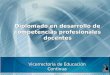 Diplomado en desarrollo de competencias profesionales docentes Vicerrectoría de Educación Continua
