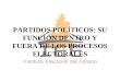 PARTIDOS POLÍTICOS: SU FUNCIÓN DENTRO Y FUERA DE LOS PROCESOS ELECTORALES