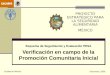 Esquema de Seguimiento y Evaluación PESA Verificación en campo de la Promoción Comunitaria Inicial Ciudad de México Diciembre, 2008. PROYECTO ESTRATÉGICO