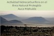 Actividad hidrocarburífera en el Área Natural Protegida Auca Mahuida