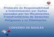 Protocolo de Responsabilidad e Indemnización por Daños causados por los Movimientos Transfronterizos de Desechos Peligrosos y su Eliminación CONVENIO DE